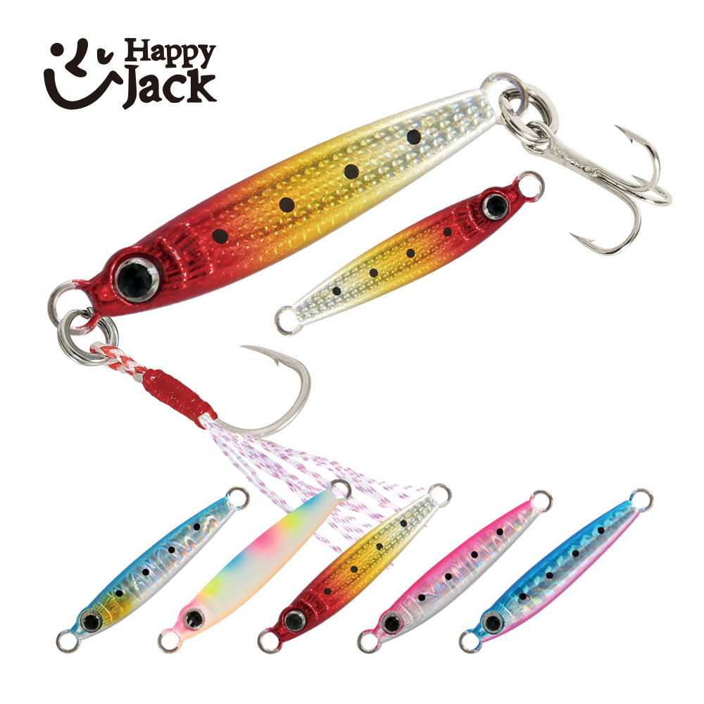 Fishing Lure Spoon - HappyJack Nouveau Micro Jig Métallique pour