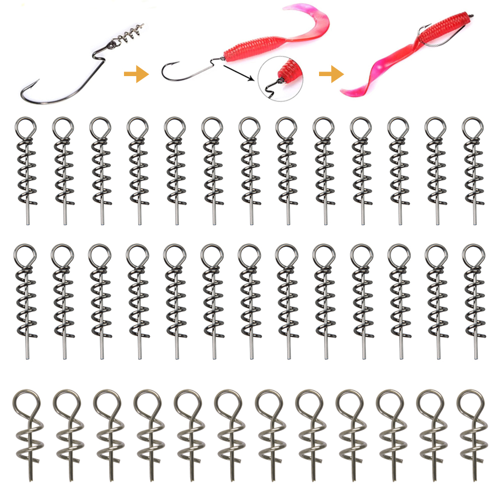 Fishing Lure Accessories - 30 pièces en acier inoxydable ressort