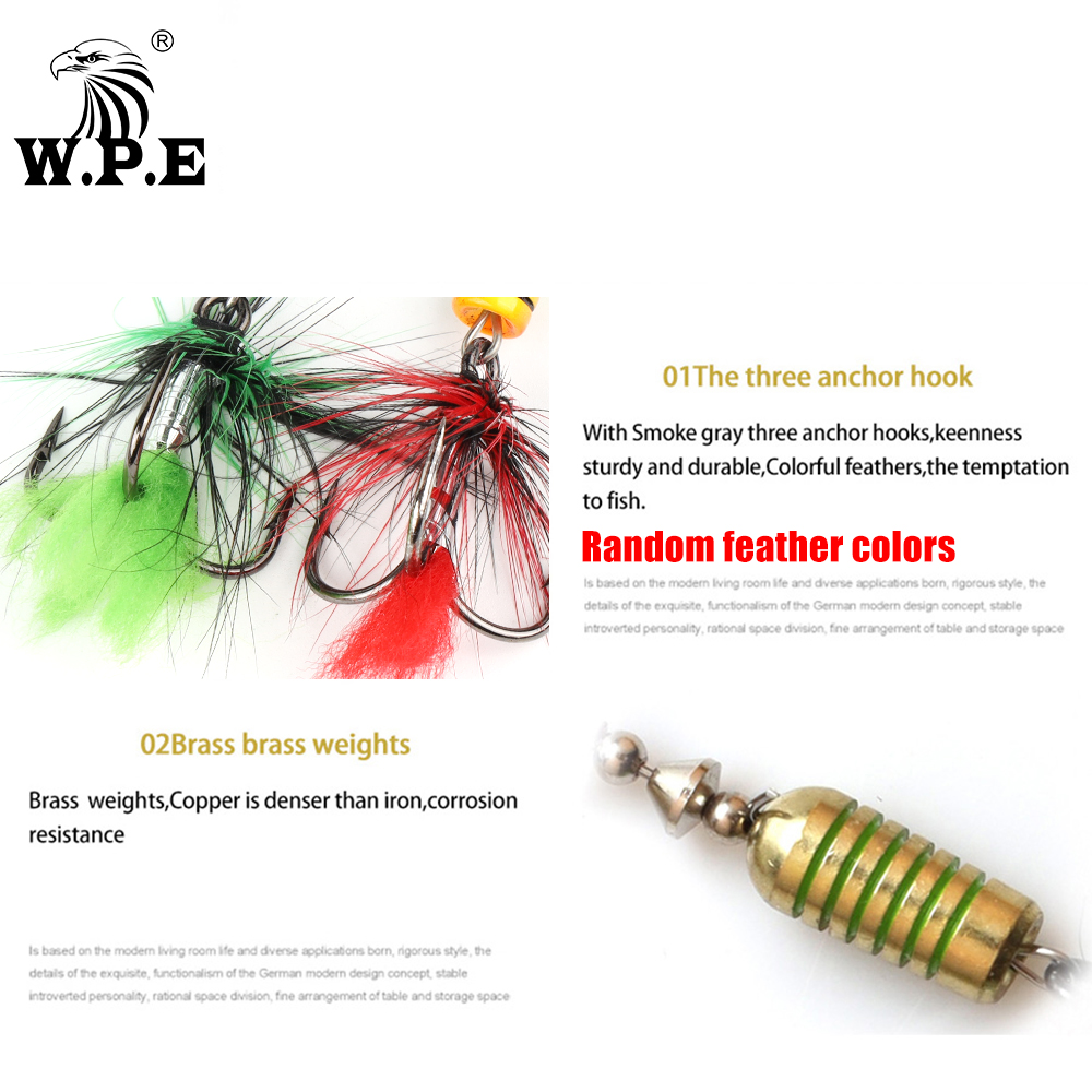 W.P.E – lot d'appâts durs en m - Fishing Lure Spoon avis et prix