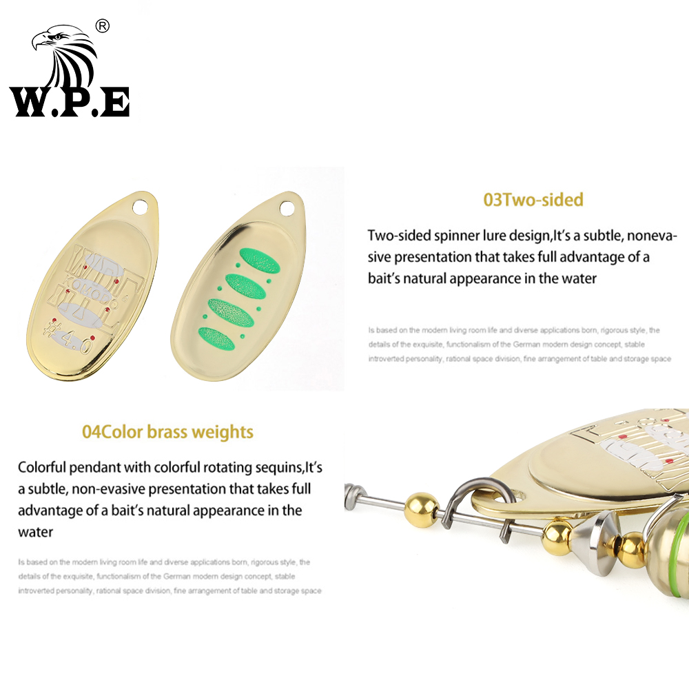 W.P.E – lot d'appâts durs en m - Fishing Lure Spoon avis et prix