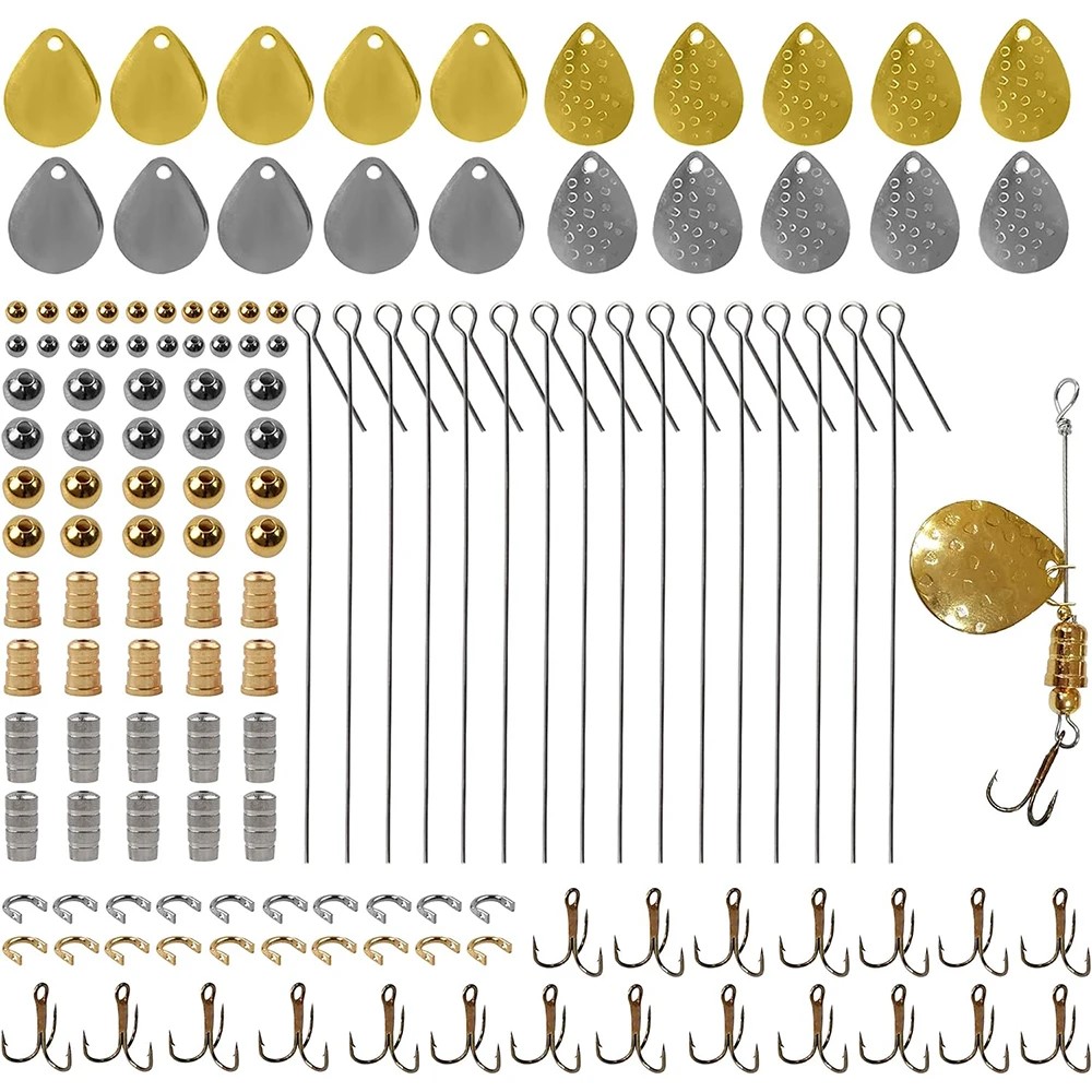 140 pièces Kit de fabrication  - Fishing Lure Spoon avis et prix