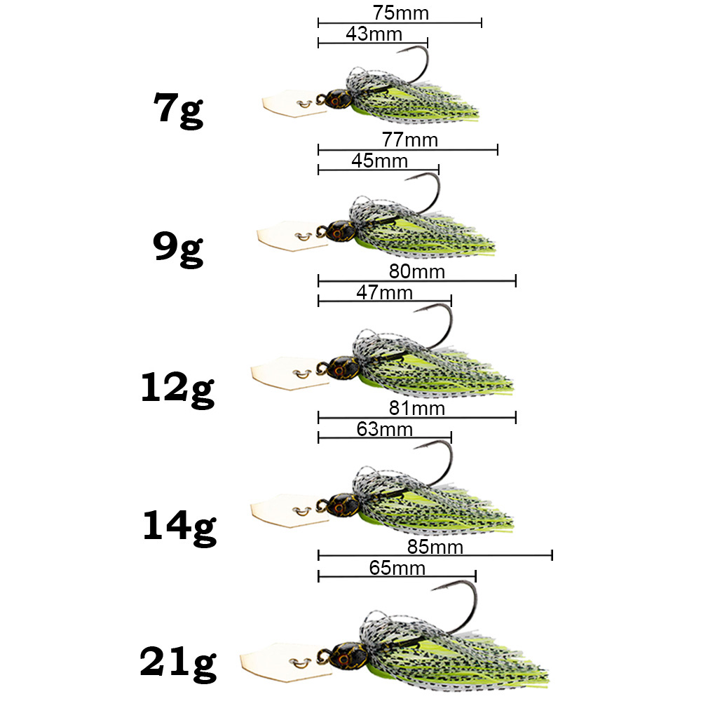 Lot de 2 leurres de pêche Spin - Fishing Lure Blade Bait avis et prix