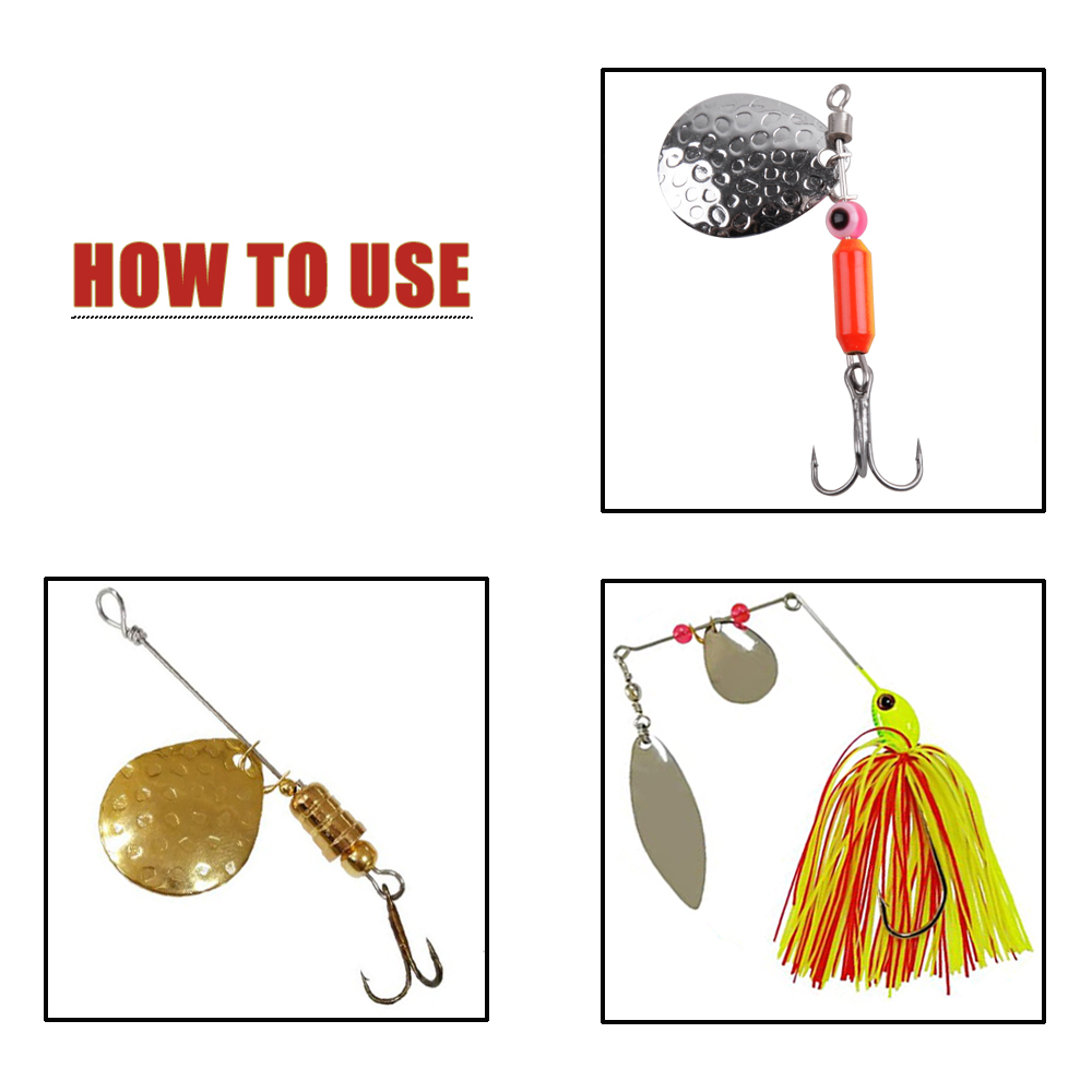 50 pièces leurre de pêche Spin - Fishing Lure Buzzbait avis et prix