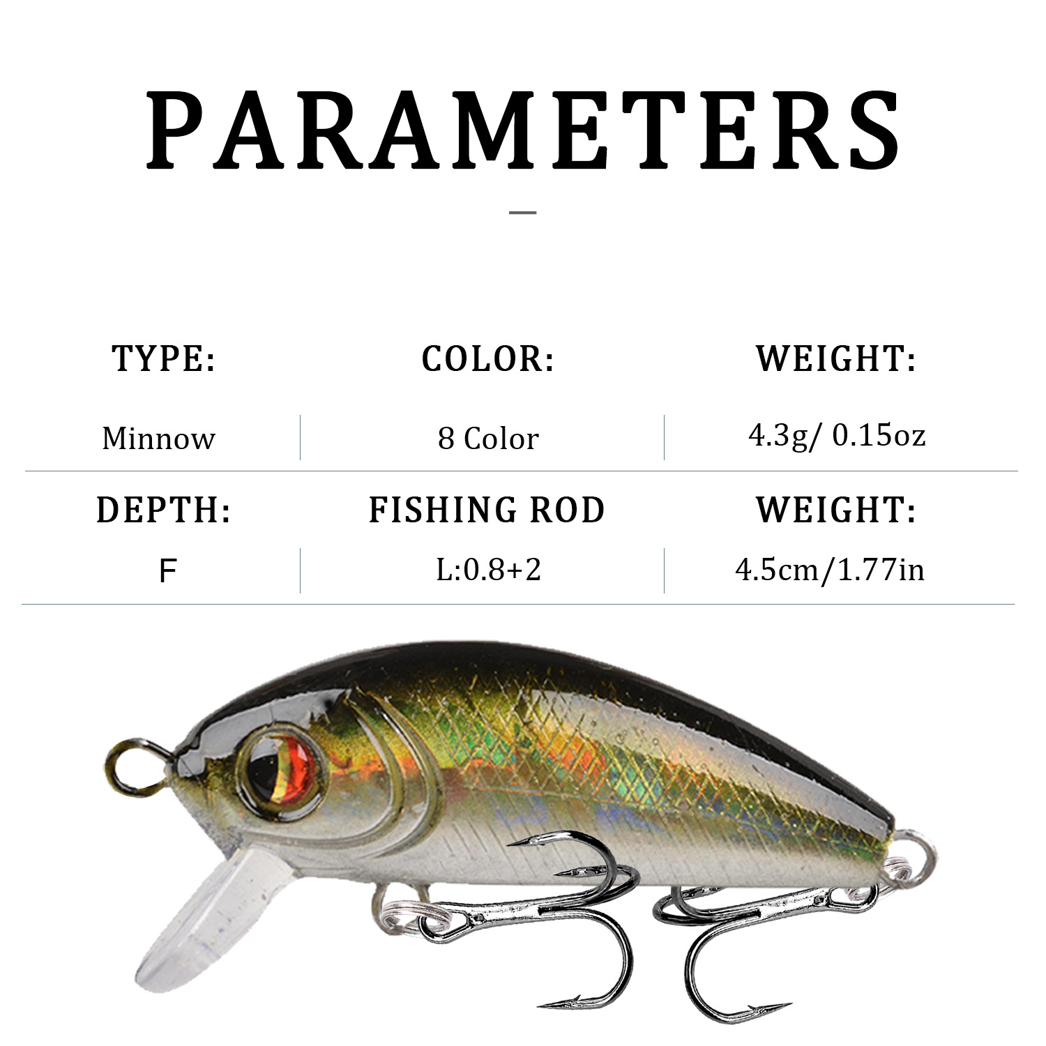 Leurres de pêche professionnel - Fishing Lure Jerkbait avis et prix